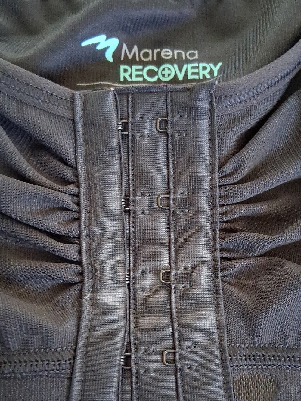 Marena Black Stretch Recovery Post Surgery Compression Bra Size 46/48 - Picture 3 of 6